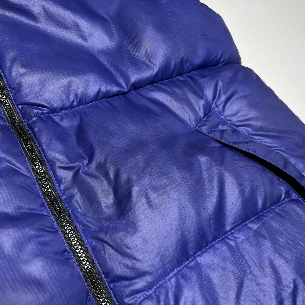 The North Face Nuptse Vest Blue and Black Men's Size L 700 Fill Power Goose Down - Picture 4 of 11